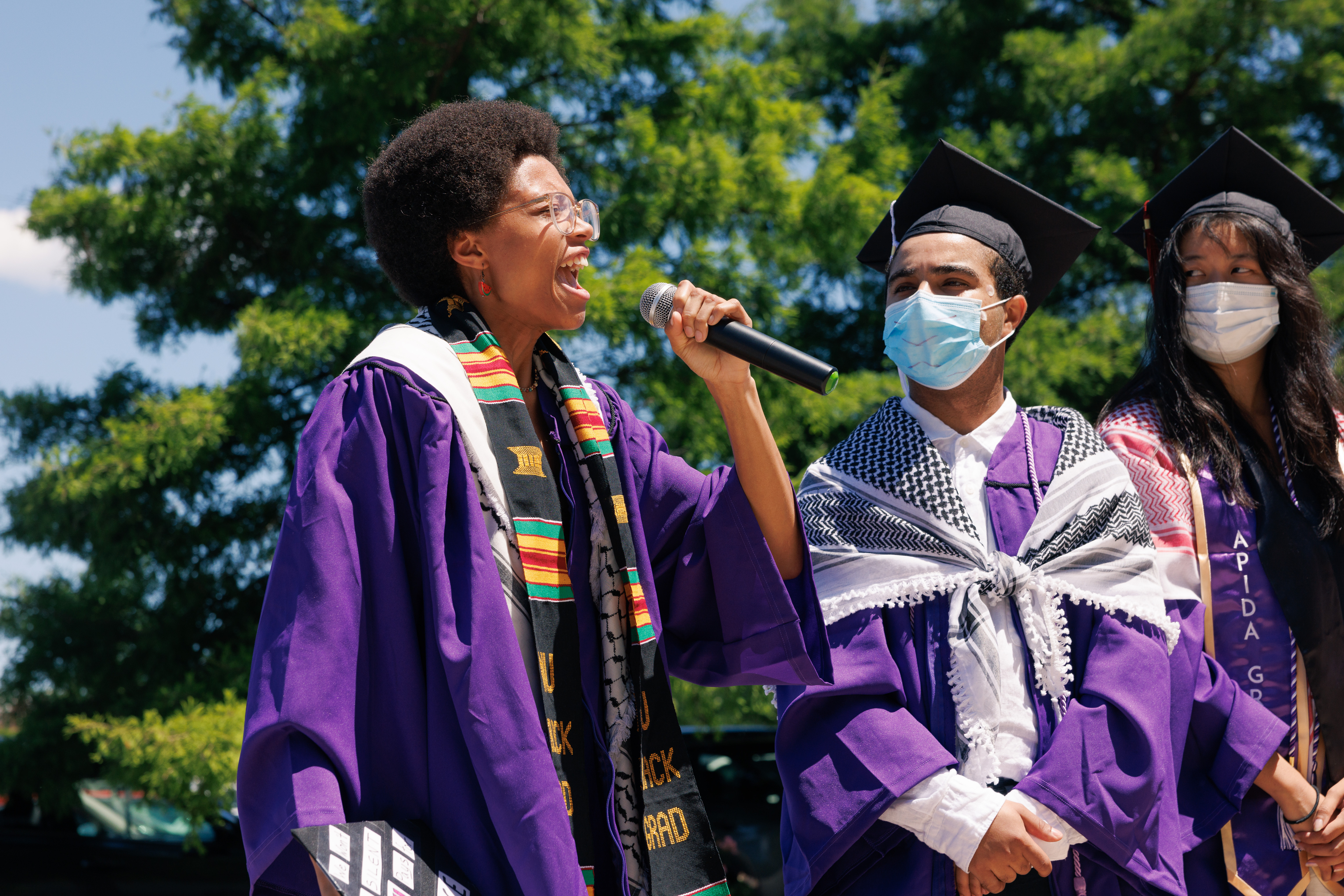 Students walk out of Northwestern commencement protesting Israel-Hamas war - Vimarsana News