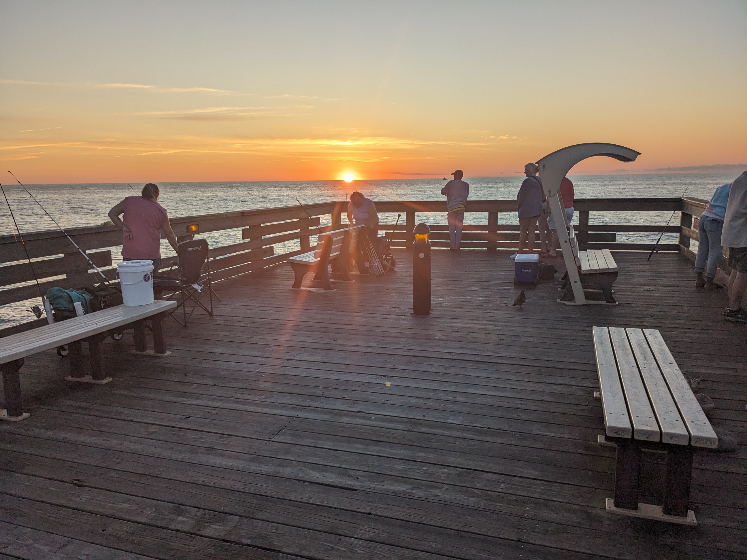 Peering at the St. Johns County Ocean & Fishing Pier, pondering Chicago and fishing ambiance - Vimarsana News