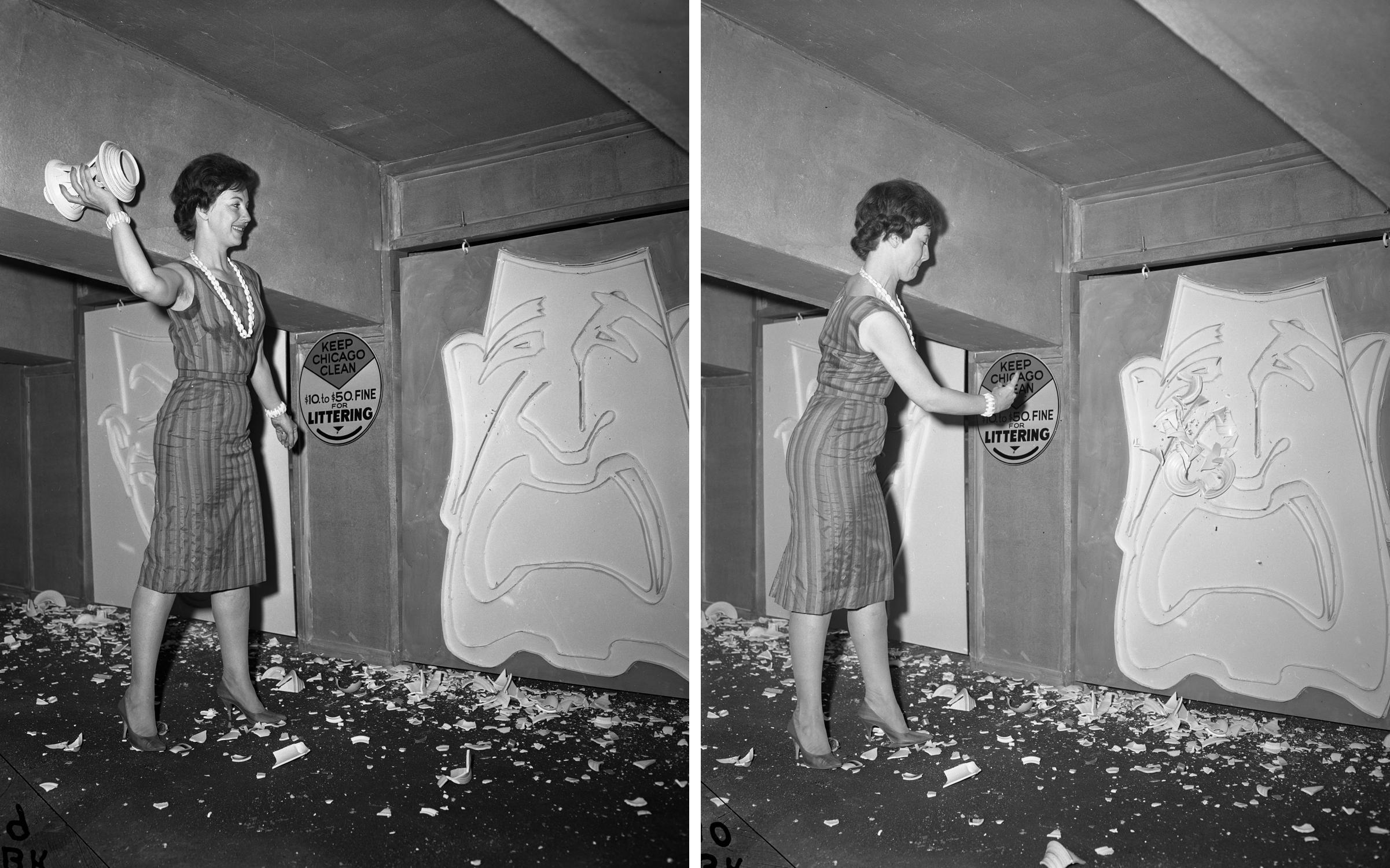 Чикагский мотель 1960-х годов поощрял гостей разбивать вещи
